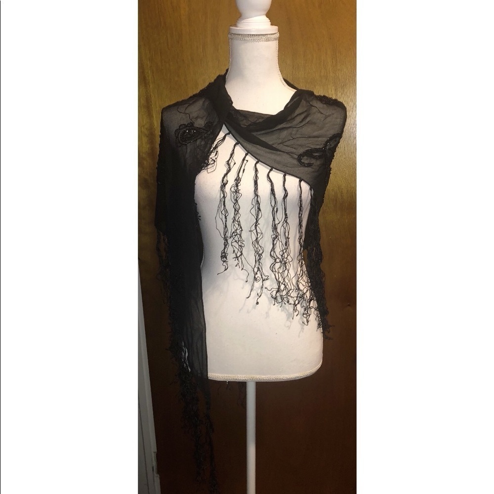 NWOT Black Shawl